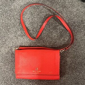 Kate Spade Vibrant Red Crossbody Bag